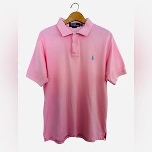 Ralph Lauren Pink Polo Custom Fit Classic Men Size XXL/ Women’s Size XL